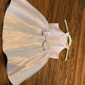 Girls silver soprano dress size 10